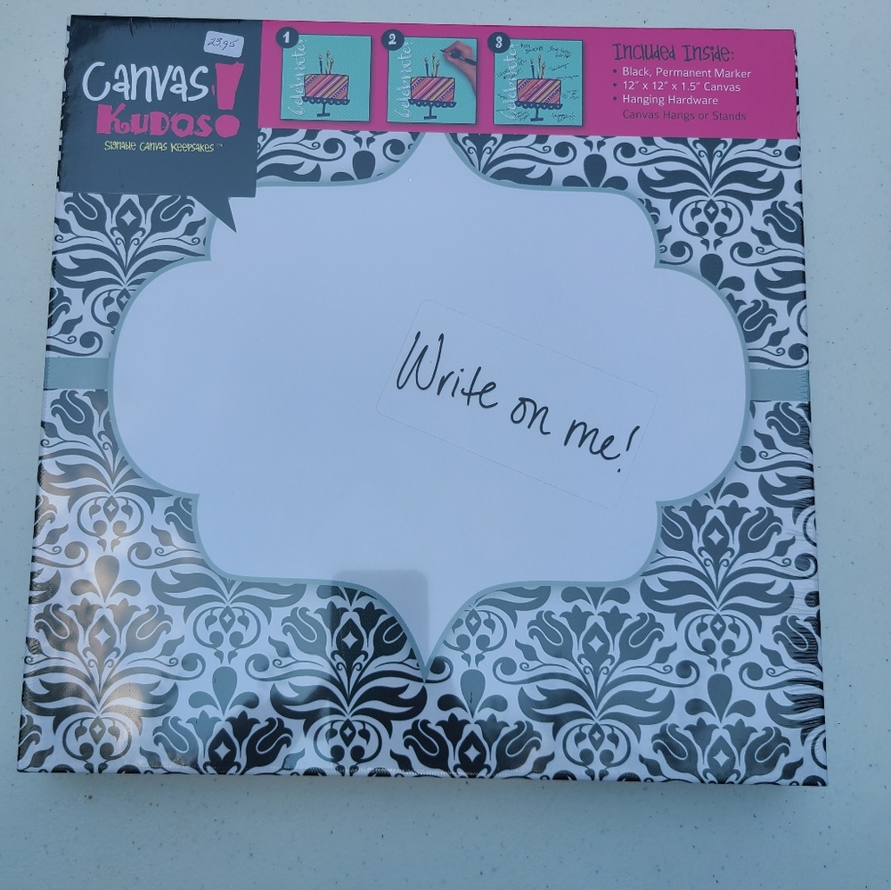 2/$15*New gift canvas